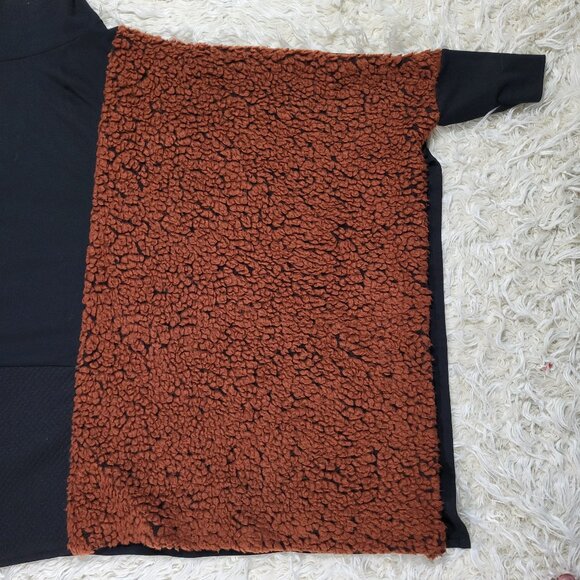 Oversized Alembika Black and Brown Women's Tunic Size S/M - Picture 2 of 11